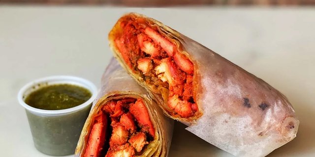 Chicken Tikka Kathi Roll