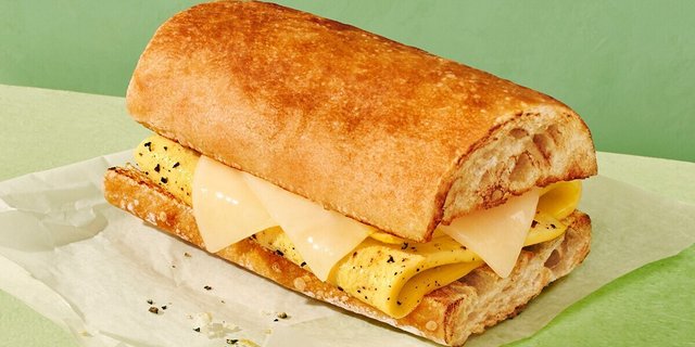 Ciabatta Egg & Cheese Sandwich