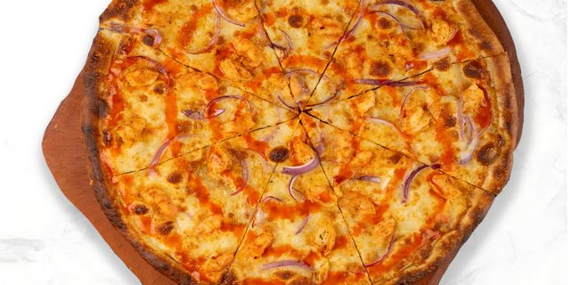 16" Buffalo Shrimp Pizza