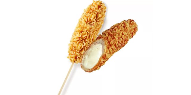 Crispy Ramen Mozzarella Hot Dog