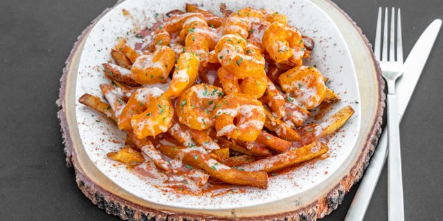 Shrimp Truffle Parmasean Fries
