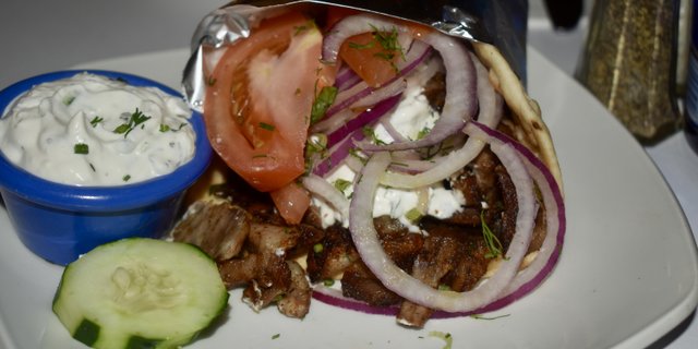 Pork Donner Gyro Pita