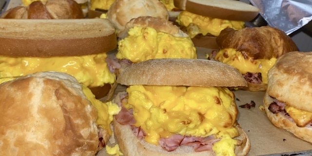 Breakfast Sandwich Tray