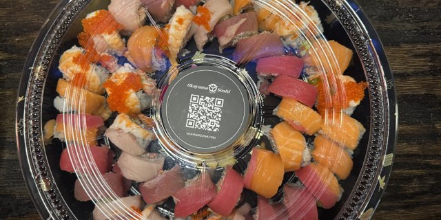 Rainbow Roll Platter