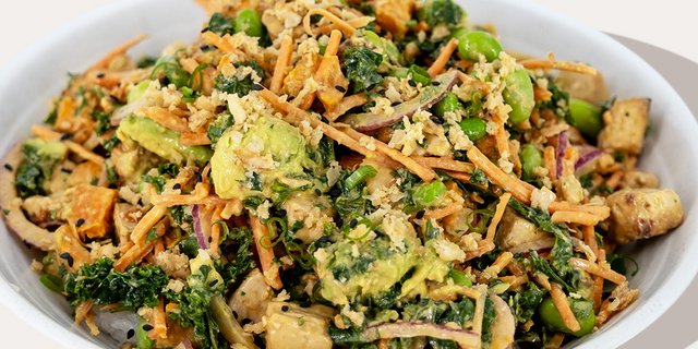 Gluten-Free Sweet Avo w/ Roasted Tofu Bowl
