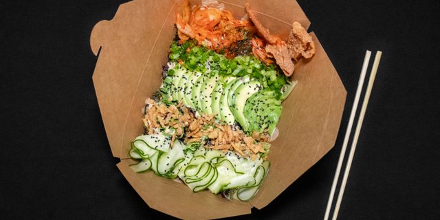 Kimchi Caesar Salad Box