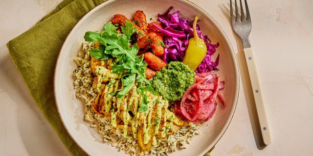 Amba Chicken Rice Plate