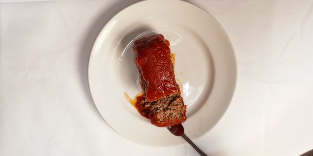 Meatloaf w/ Tomato Sauce