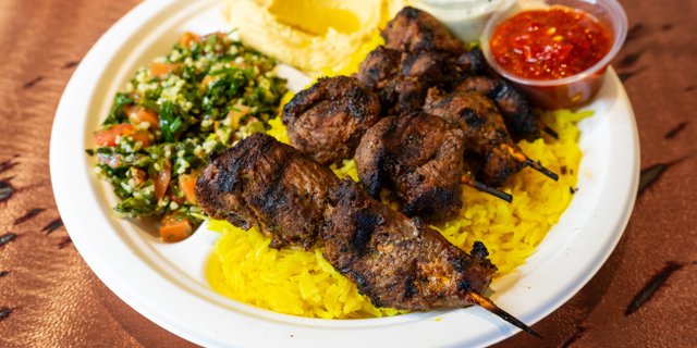 Beef Kabob Entree