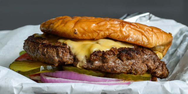 Cheese Burger Basket