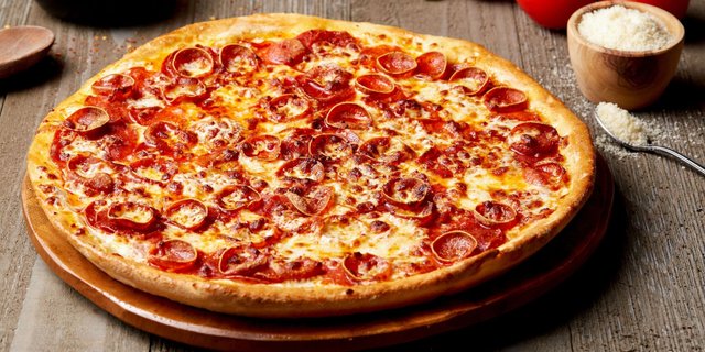 Triple Pepperoni Pizza
