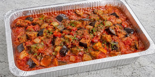 Sauced Eggplant
