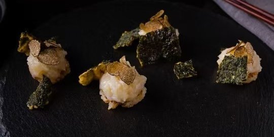 Scallop Truffle Canapes