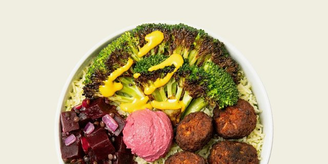 Beet Falafel Bowl