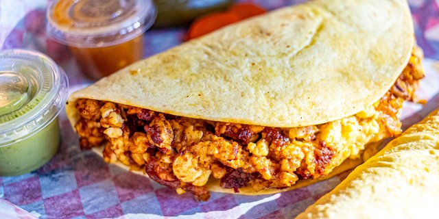Eggs & Chorizo Breakfast Taco