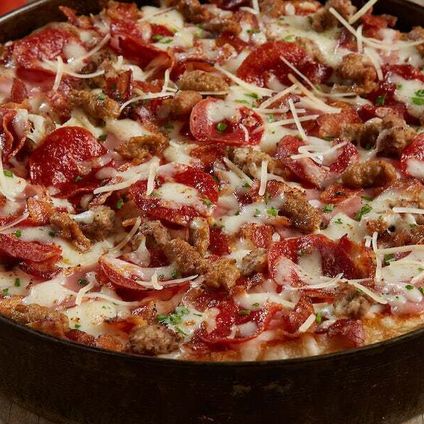 Epic Five Meat Pizza