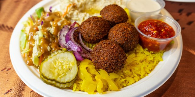 Vegetarian Falafel Entree