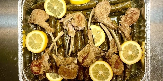 Lamb Dolmas (Grape Leaves)