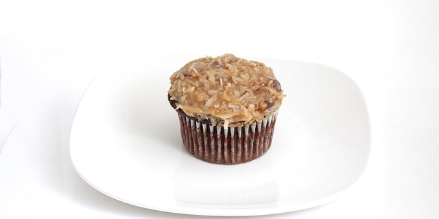 German Chocolate Cupcakes