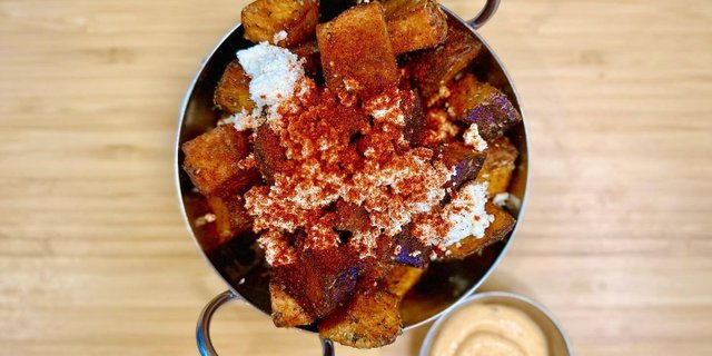 Lamb & Beef Gyro Greek Fries Bar