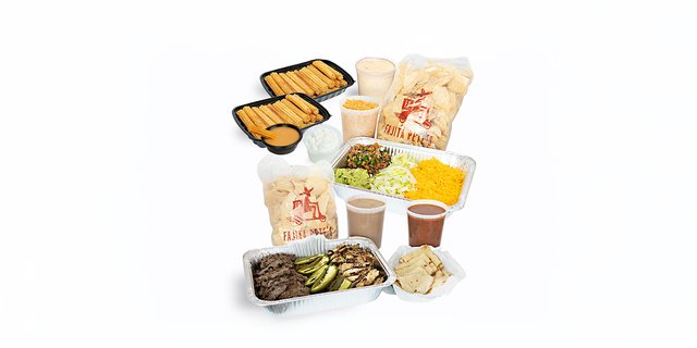 Fajita Pack Queso & Churros for 10