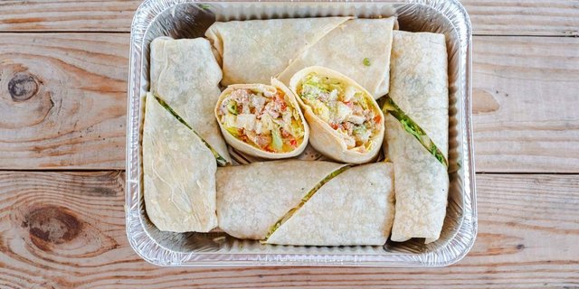 Smoked Chicken Caesar Wrap