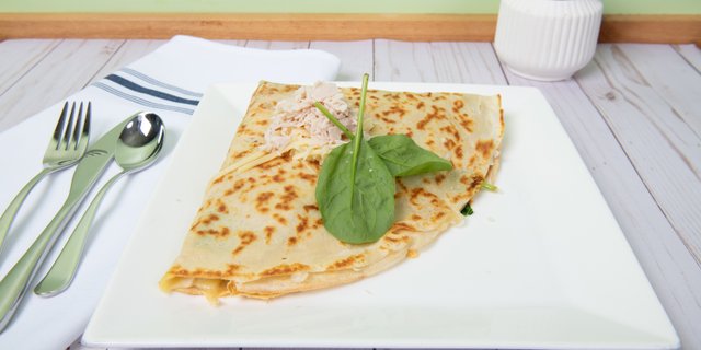 Turkey & Swiss Crepe