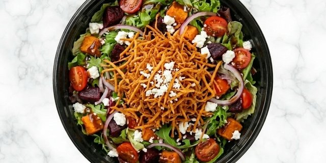 Crispy Sweet Potato Salad