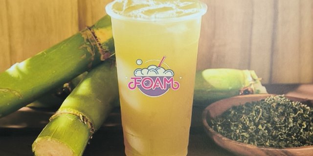 Freshly-Pressed Sugarcane Juice
