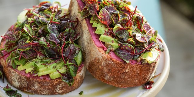 Pink Avo Toast