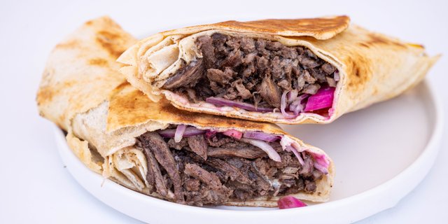 Wagyu Beef Shawarma Pita