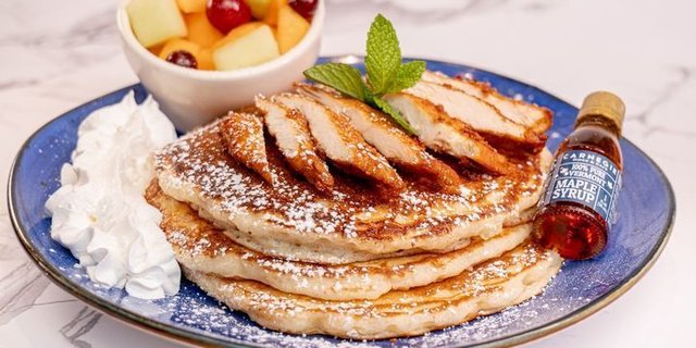Free Range Chicken Pancakes