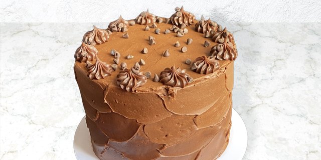 Triple Truffle Chocolate Cake