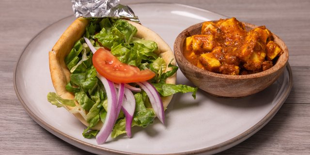 Karahi Paneer Wrap