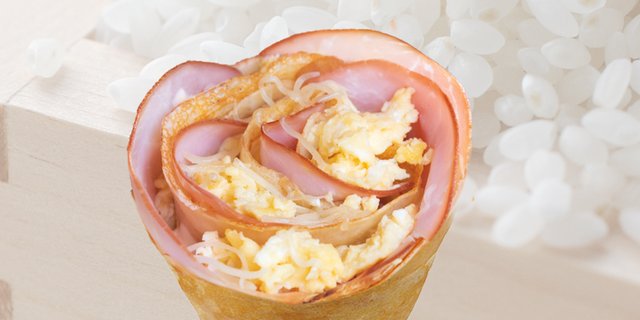 Grade 8 Ham & Cheese Crepe