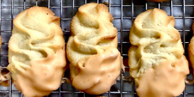 Orange Danish Butter Cookies