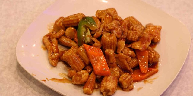 Baby Corn Chicken