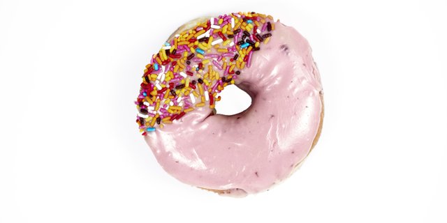 Strawberry Frosted Yeast-Style Donut