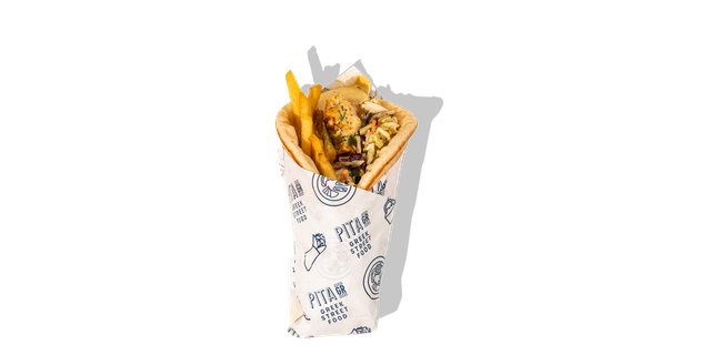 Chicken Souvlaki Pita Sandwich