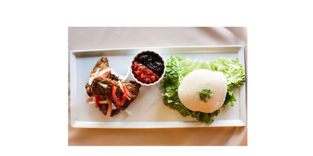 Banku & Fried Fish