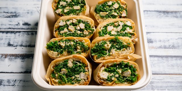 Kale Chop Sandwich Platter