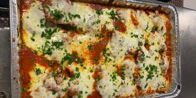 Eggplant Parmigiana Tray