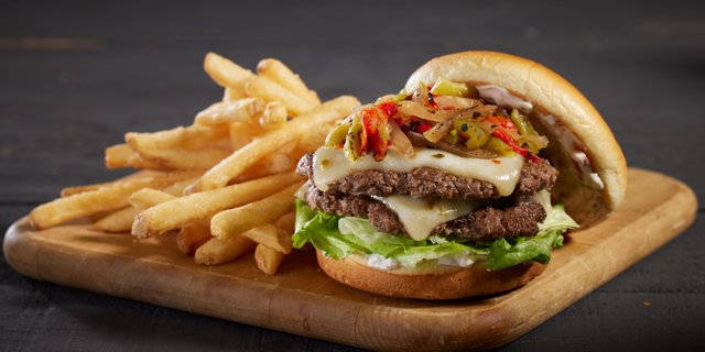 Individually Packaged Hatch Green Chile Smash Burger