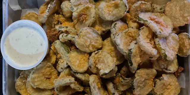 Fried Pickles Full Pan