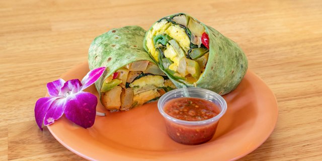 Garden Breakfast Burrito
