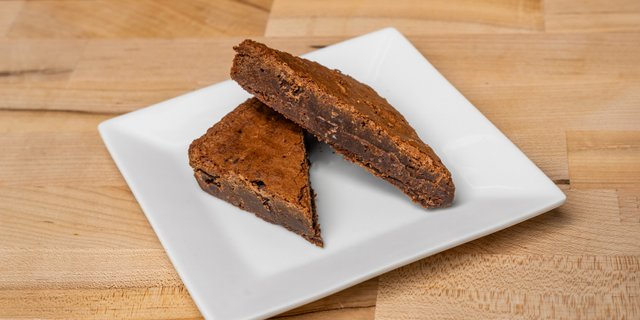 House-Made Brownie Triangles