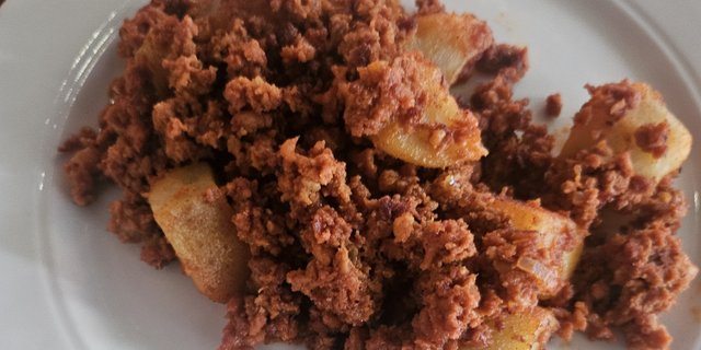 Chorizo con Papas