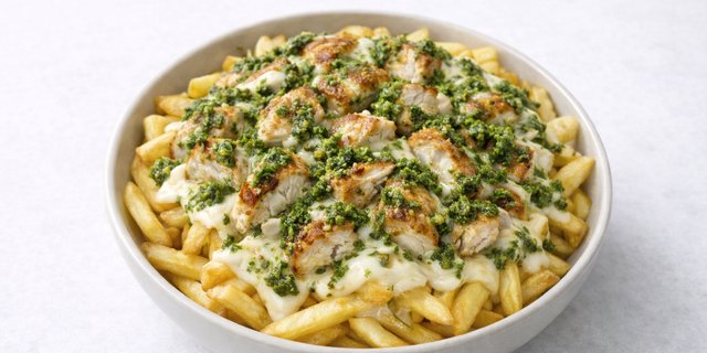 Pesto Chicken Bowl –