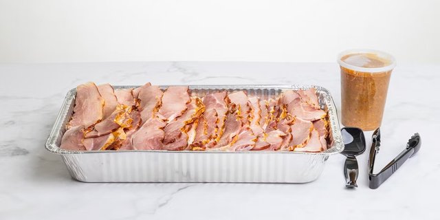 Sliced Glazed Ham