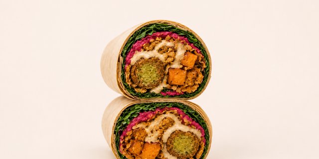 Garden Hummus Wrap